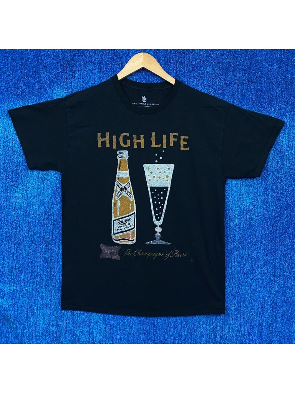 Miller High Life “The Champagne of Beers” Graphic T-Shirt Size M